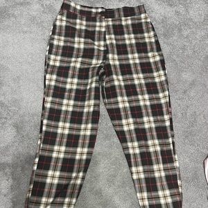 Plaid pants
